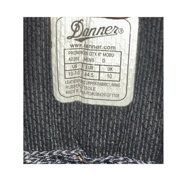 DANNER Pronghorn Men Mobu Mossy Oak Steel Toe Hunting Boot Sz 10.5D Distressed - Picture 5 of 9